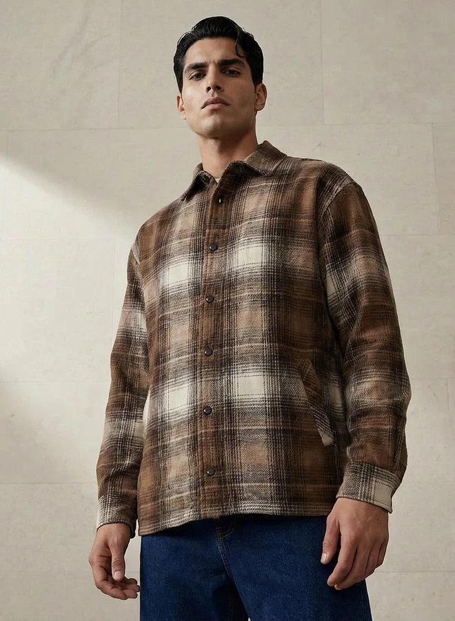 سبلاش فيڤ قميص رجالي بقصة عادية وجيوب بقلاب